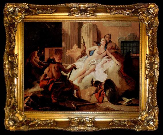 framed  Giovanni Battista Tiepolo Venus und Vulcanus, ta009-2